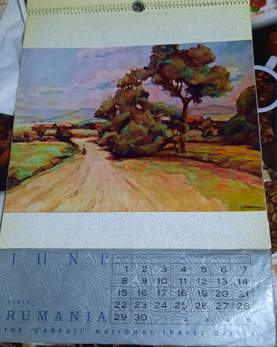 Calendar original 1964 impecabil