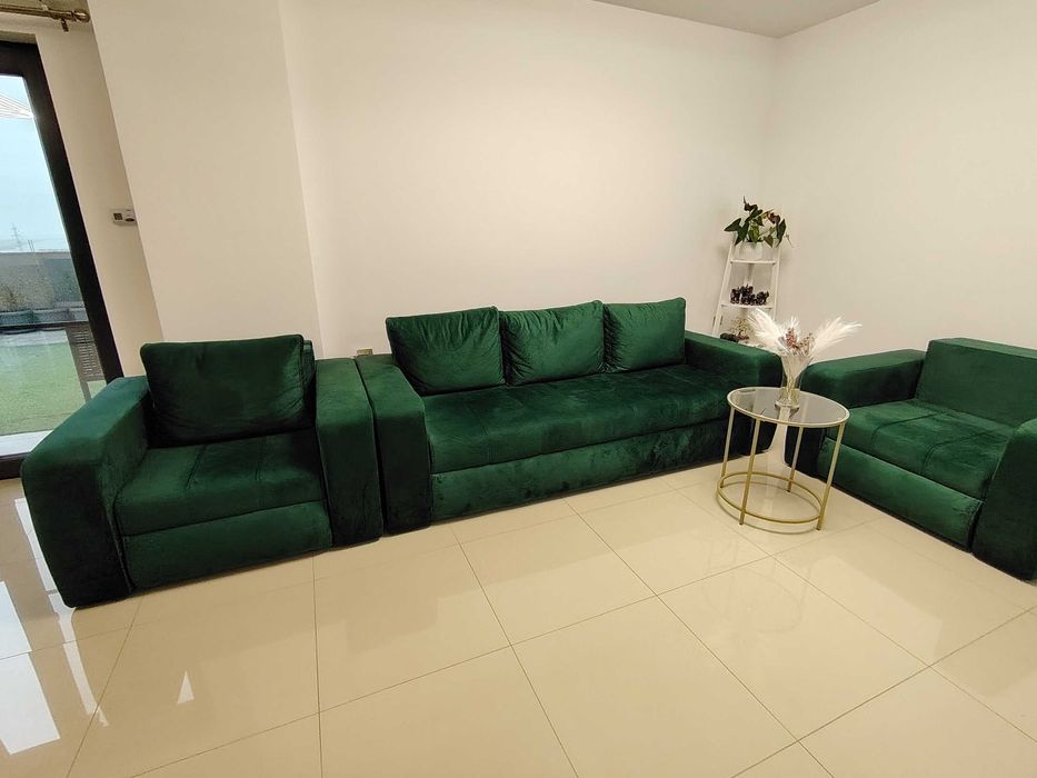 Set masa +fotolii+6 scaune