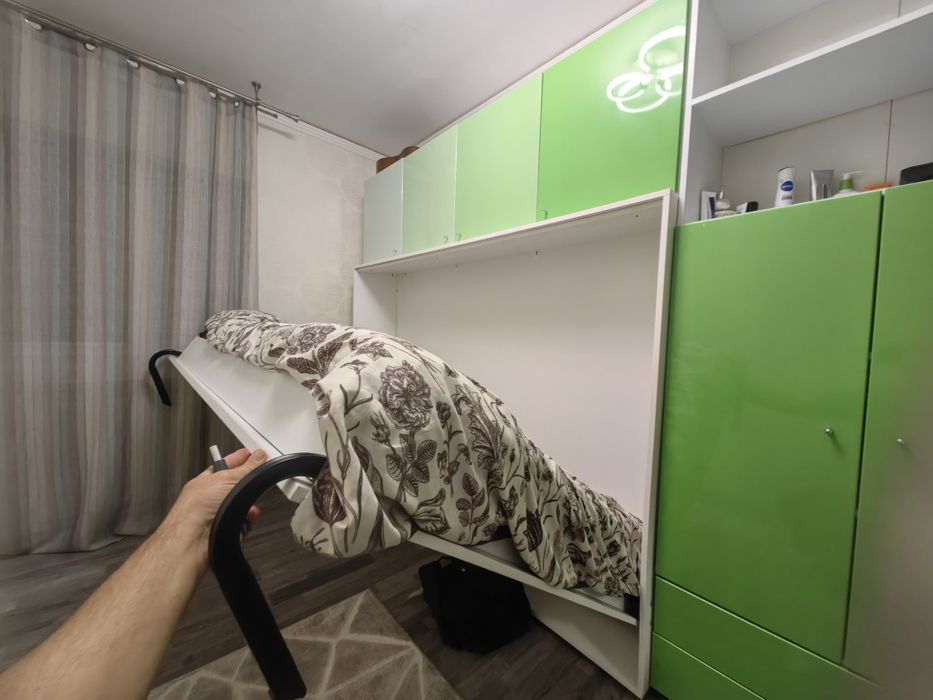 Pat rabatabil 140/200 dormitor complet