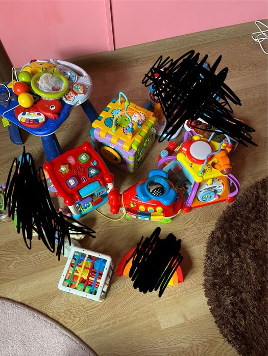 Lot jucarii pentru bebelusi