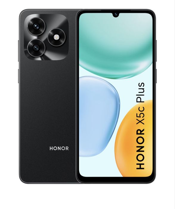 Telefon HONOR X5c Plus, 128GB, 4GB RAM, Dual SIM, Midnight Black