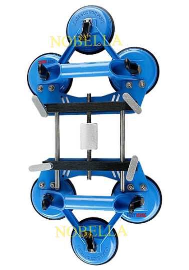 Вакуум дръжка, вендуза двойна за регулиране на хлабина между две плочи