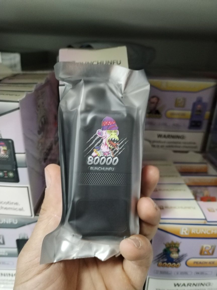 Vape 80.000 Puffs Mod Turbo Display Reincarcabil