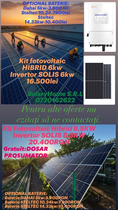 Instalari Panouri Fotovoltaice