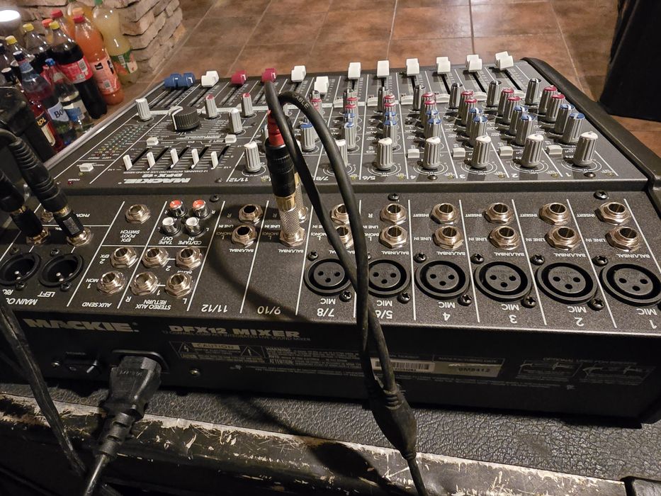 Mixer pasiv Mackie Dfx12 Nou!/Behringer Dx1000/Mx1602/Bas activ Mpa Ma