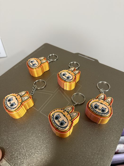 Labubu clicker ключодържател