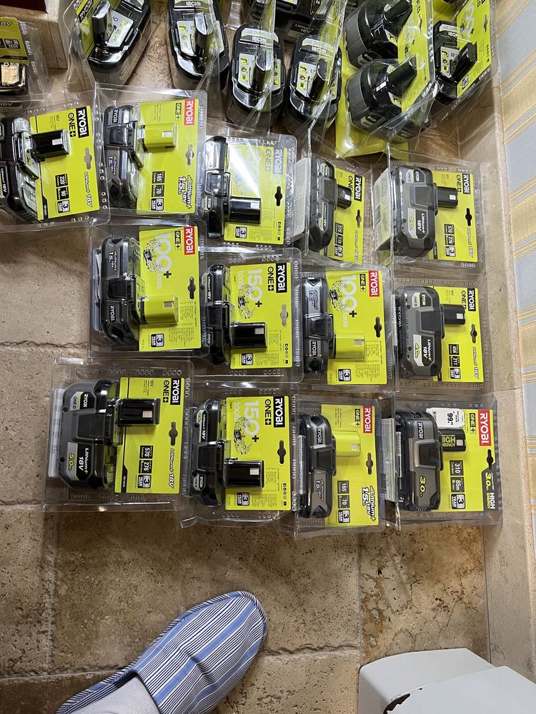 New Ryobi acumulatori