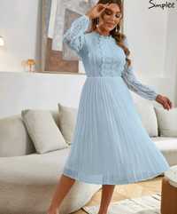 Rochie eleganta broderie dantela