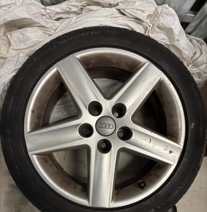 Vând jante 5x112 r17 si 5x112 r15