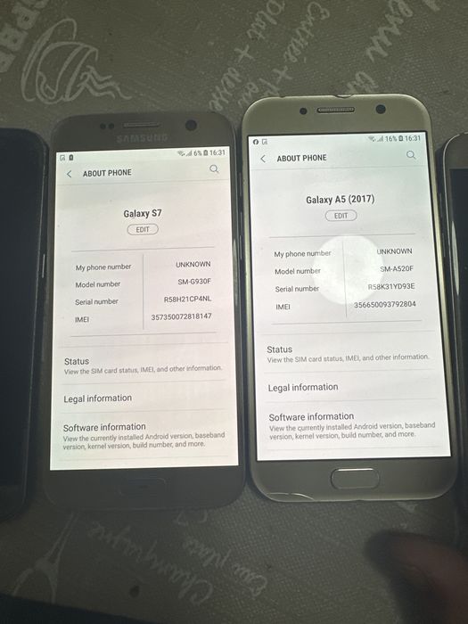 sam s7/32 gb si A5 (2017)