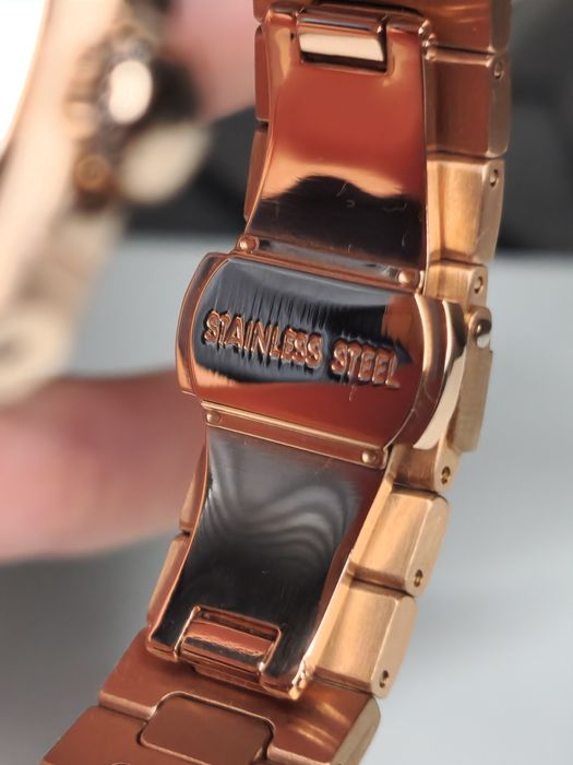 Seiko Mod Nautilus Rose Gold