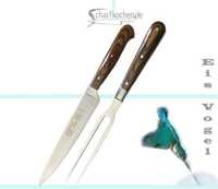 комплект нож +  вилица / "Kingfisher" Zweibrüder Solingen