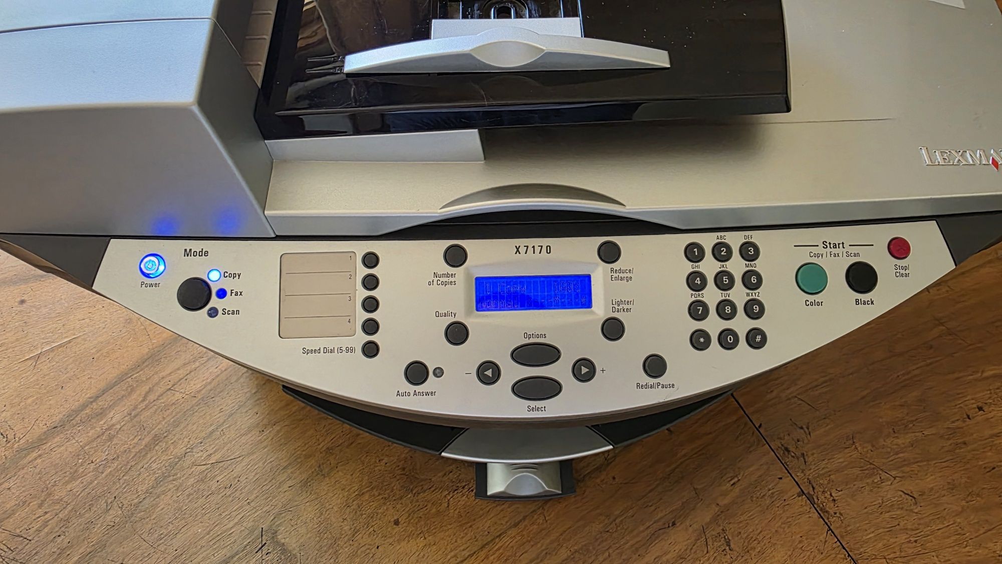 Принтер скенер копир факс Lexmark X7170