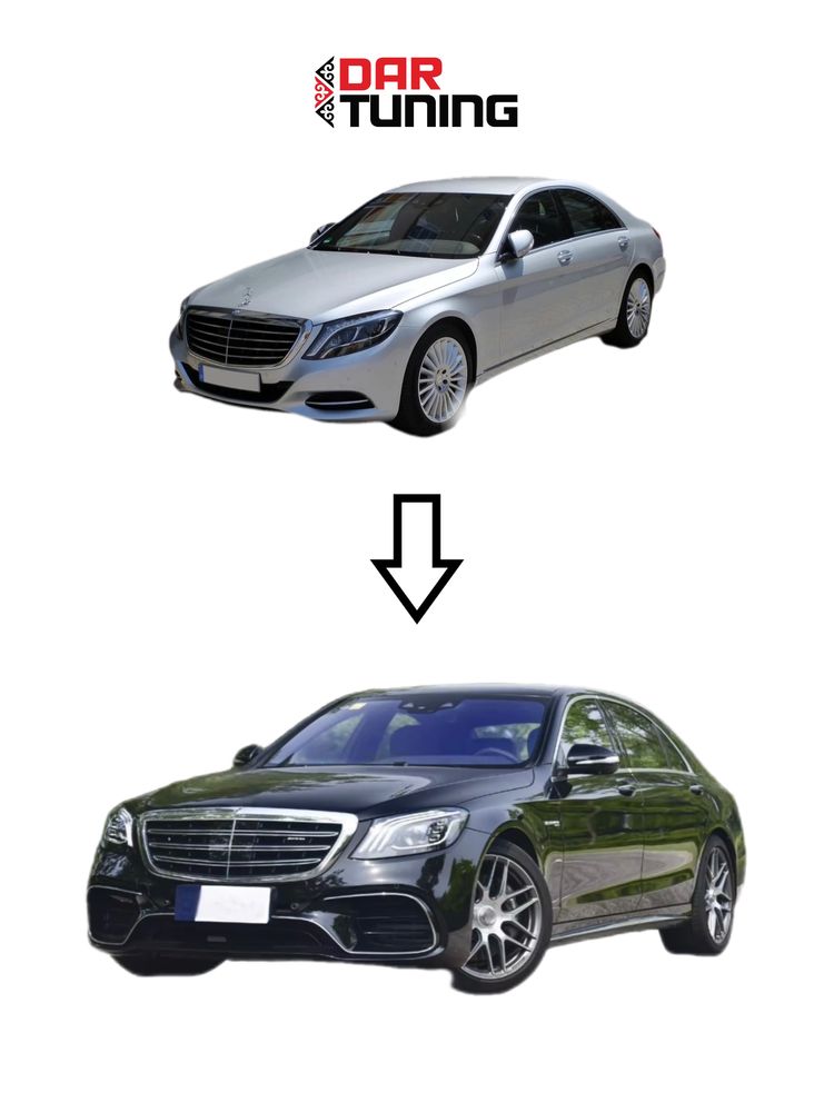 Обвес рестайлинг S-class w222 s63 под 2018