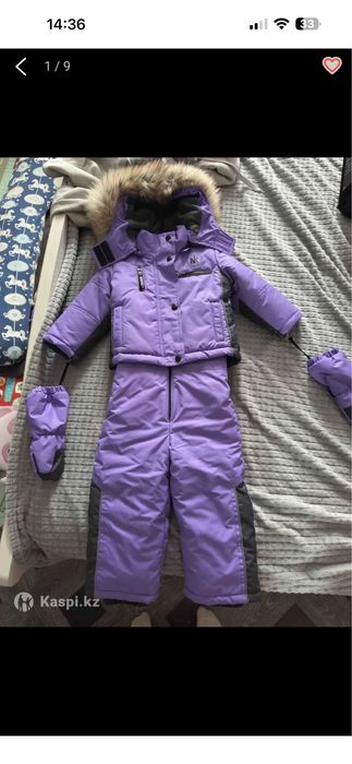 Зимний детский комбинезон