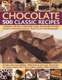 Super carte 500 retete cu si de ciocolata, cu ilustratii detaliate