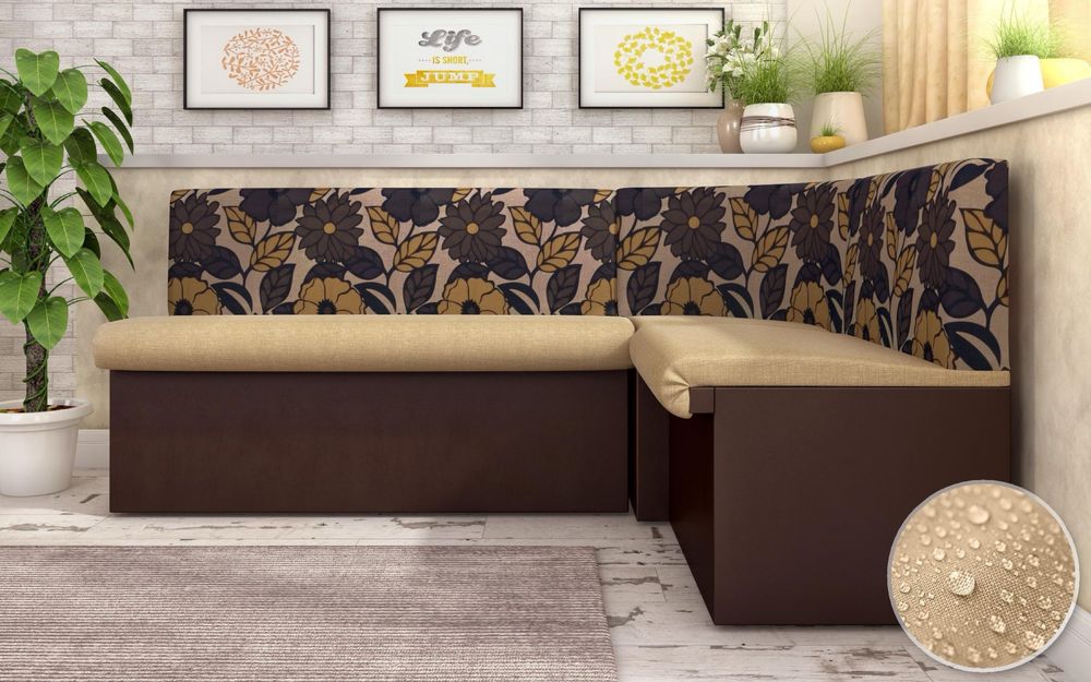 Кухненски ъгъл Диван разтегателен/Супер практичен за малки кухни