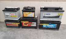 Baterii auto 12v  second-hand , standard, agm, vrla, efb