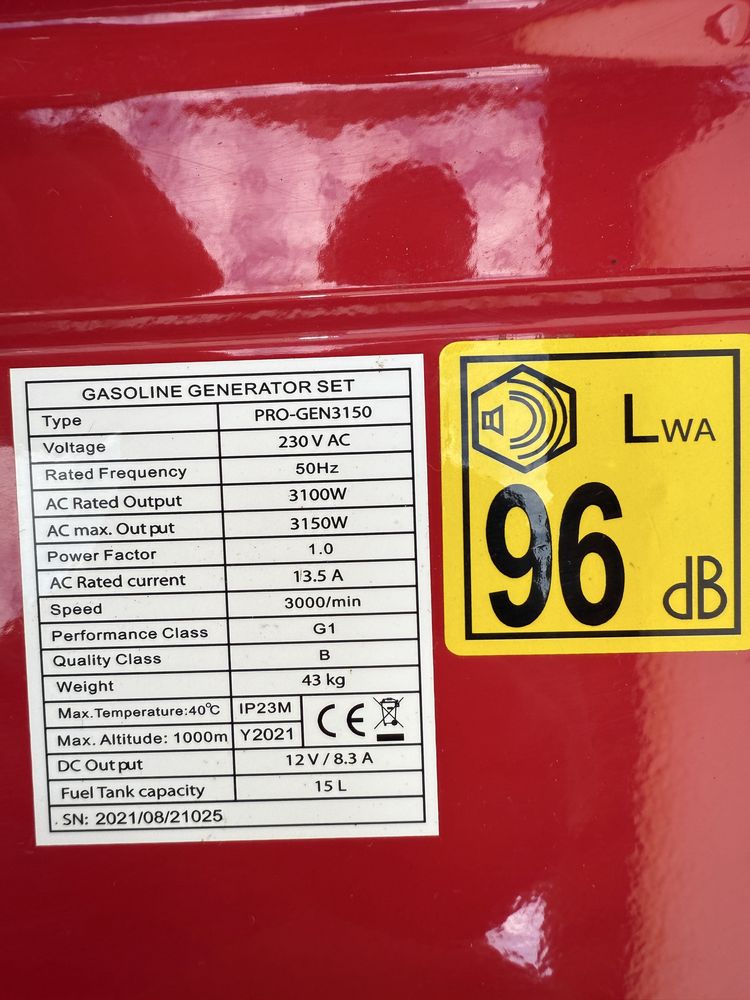 Generator curent electric Steinhaus PRO-GEN3150, 3150W