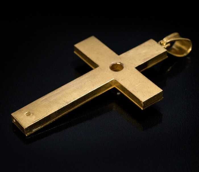 Crucifix vechi rusesc din aur