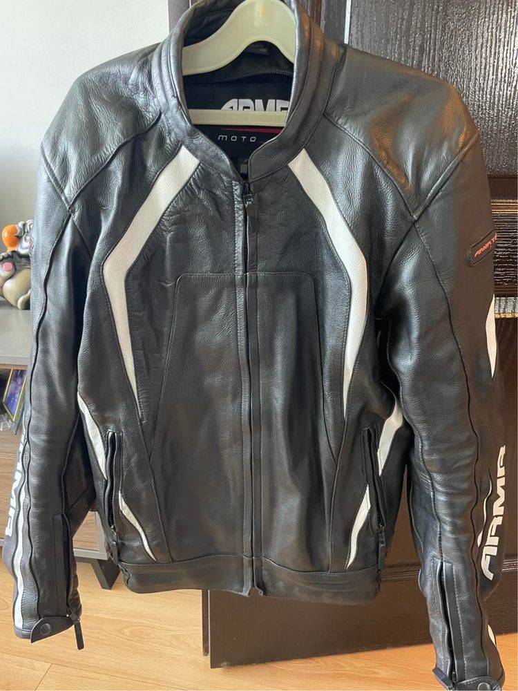 Кожено яке за мотор ARMR moto 46