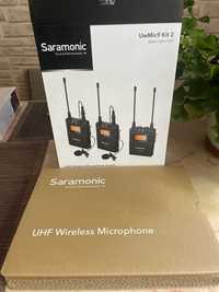 VÂND kit lavelieră wireless Saramonic UwMic9S Kit 2 (TX+TX+RX)