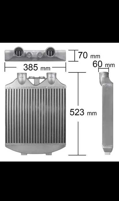 Intercooler marit aluminiu  30% Nissan Patrol  Y60 Made in Germany