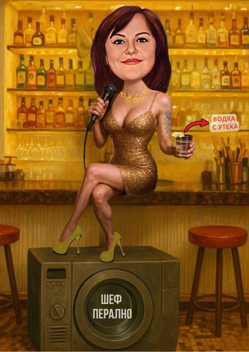 Карикатура по снимка , карикатури + рамка