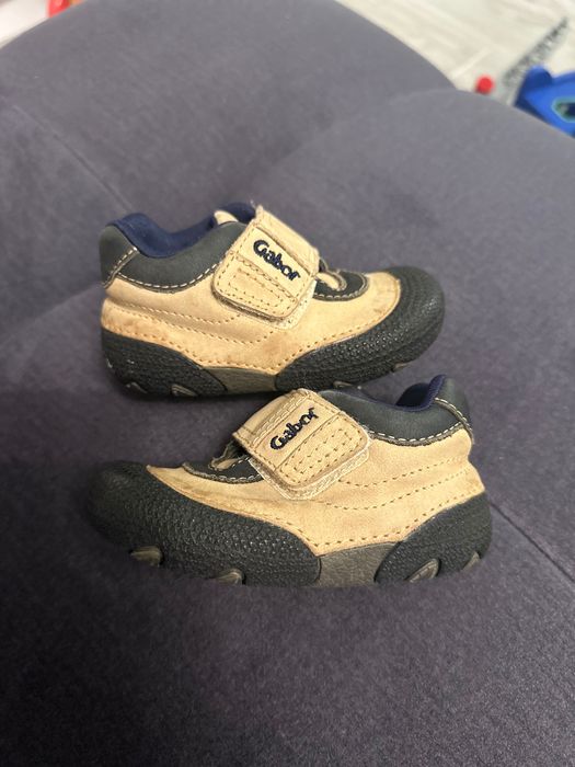 Pantofi bebe Gabor kids, marimea 20, piele naturala, primii pasi