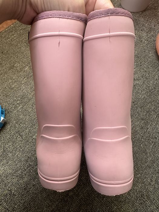 Cizme de ploaie EnFant, cu lana. 17cm interior