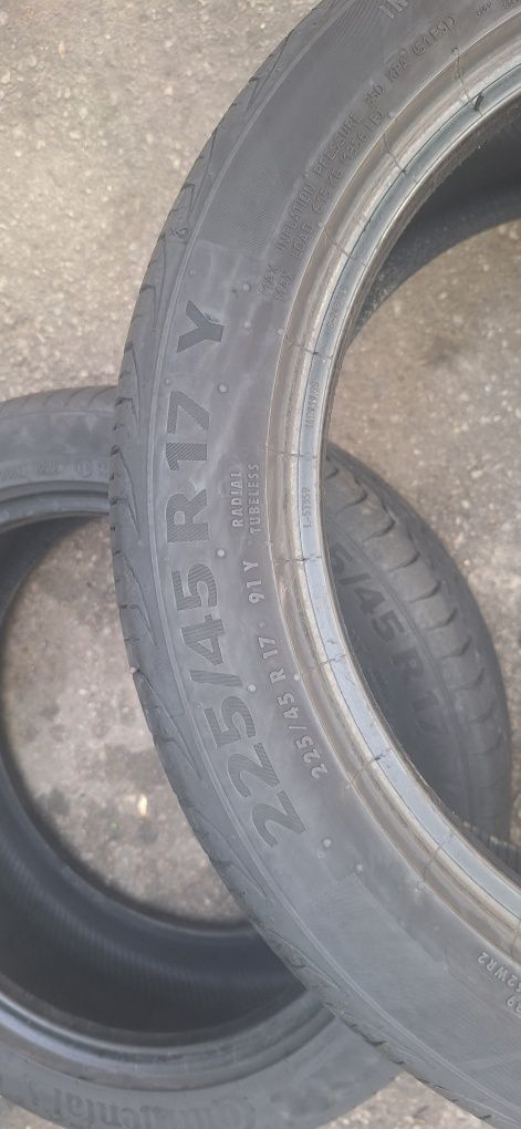 7 mm! 2 бр 225 45 17 Continental premiumcontact 6