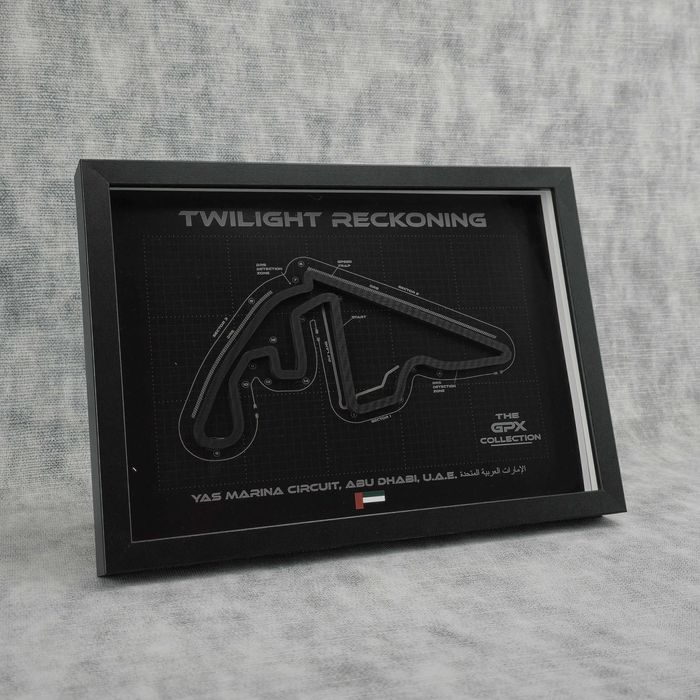 Yas Marina – Hartă 3D circuit Formula 1 Abu Dhabi GP • GPX Collection
