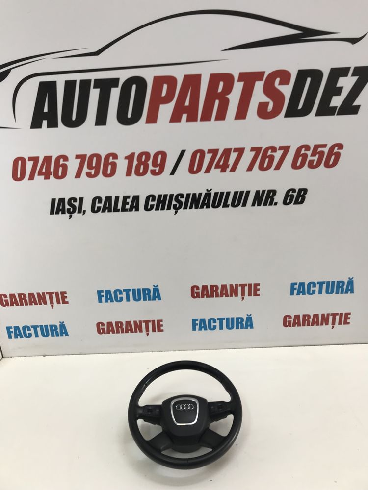 Volan piele comenzi padele + airbag Audi A3 A4 B6 B7 A6 C6 4F A8