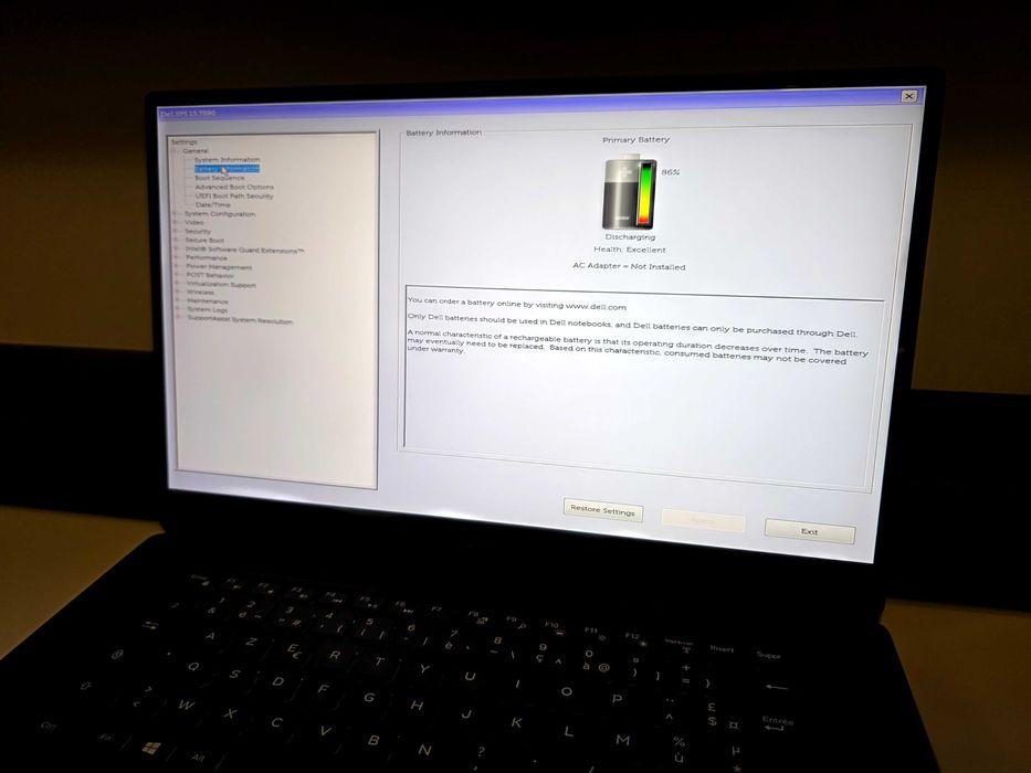 Laptop Dell XPS 15 7590 Intel® Core™ i9 9980HK, 32 GB RAM și 2TB NVMe