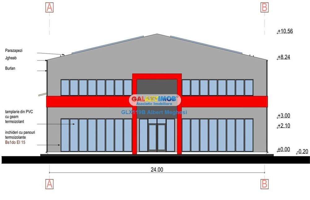 Inchiriere Hala 550 mp deschidere DN3 centura A0