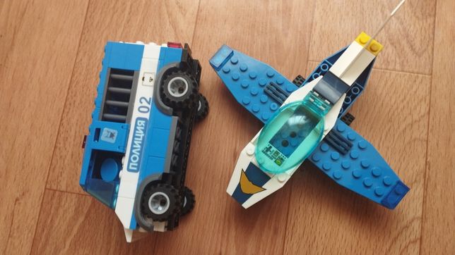 Лего машина и самолёт