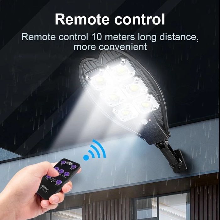 2022 1200W със Стойка Соларна Лампа Лампи Прожектор соларен Cobra