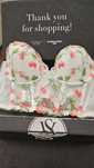 Sutien top Victoria secret nou cu etichetă și broderie