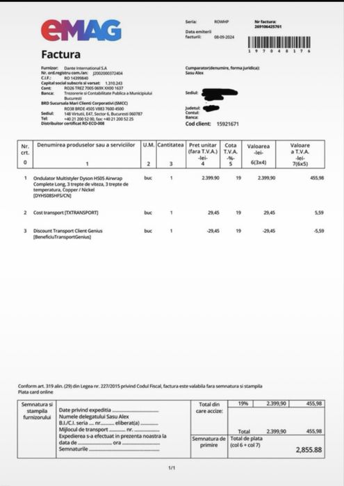 Dyson airwrap complete long Pink