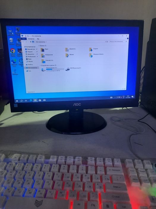 Компьютер HP core i5 Память 500 гб ОЗУ 8 гб. Полный комплек