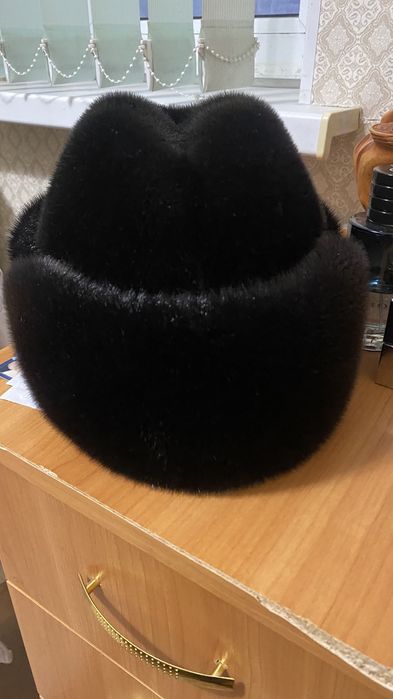 Норковая шапка новая