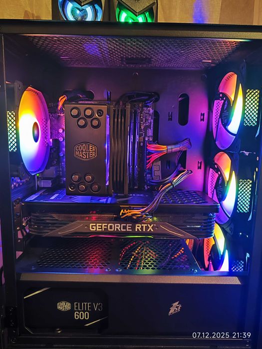 Геймърски i5 14400f, RTX 3070 8GB, RAM 32GB DDR4, SSD 512GB NVME