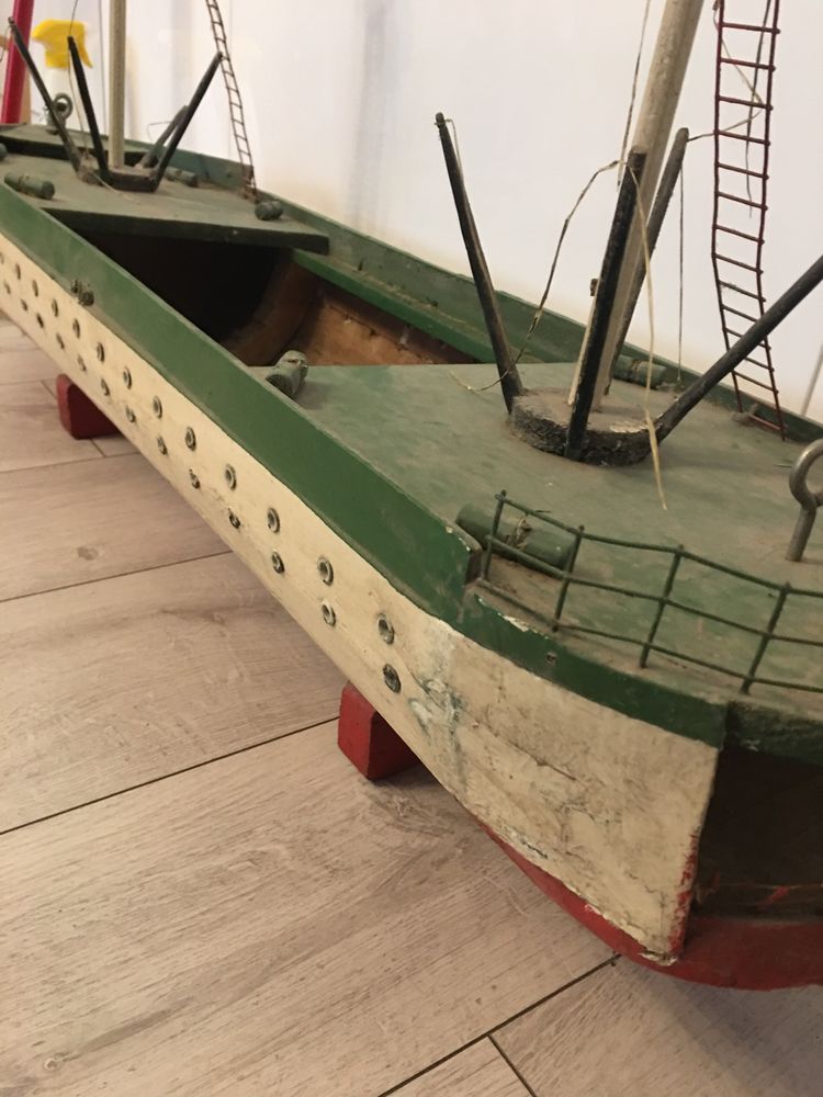 Proiect vapor, barca lemn vintage navomodel