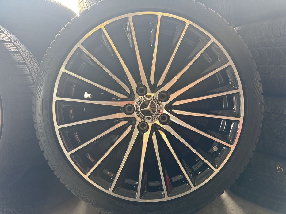 Jante originale Mercedes AMG R19 C class A206 W206 echipate iarna 2024