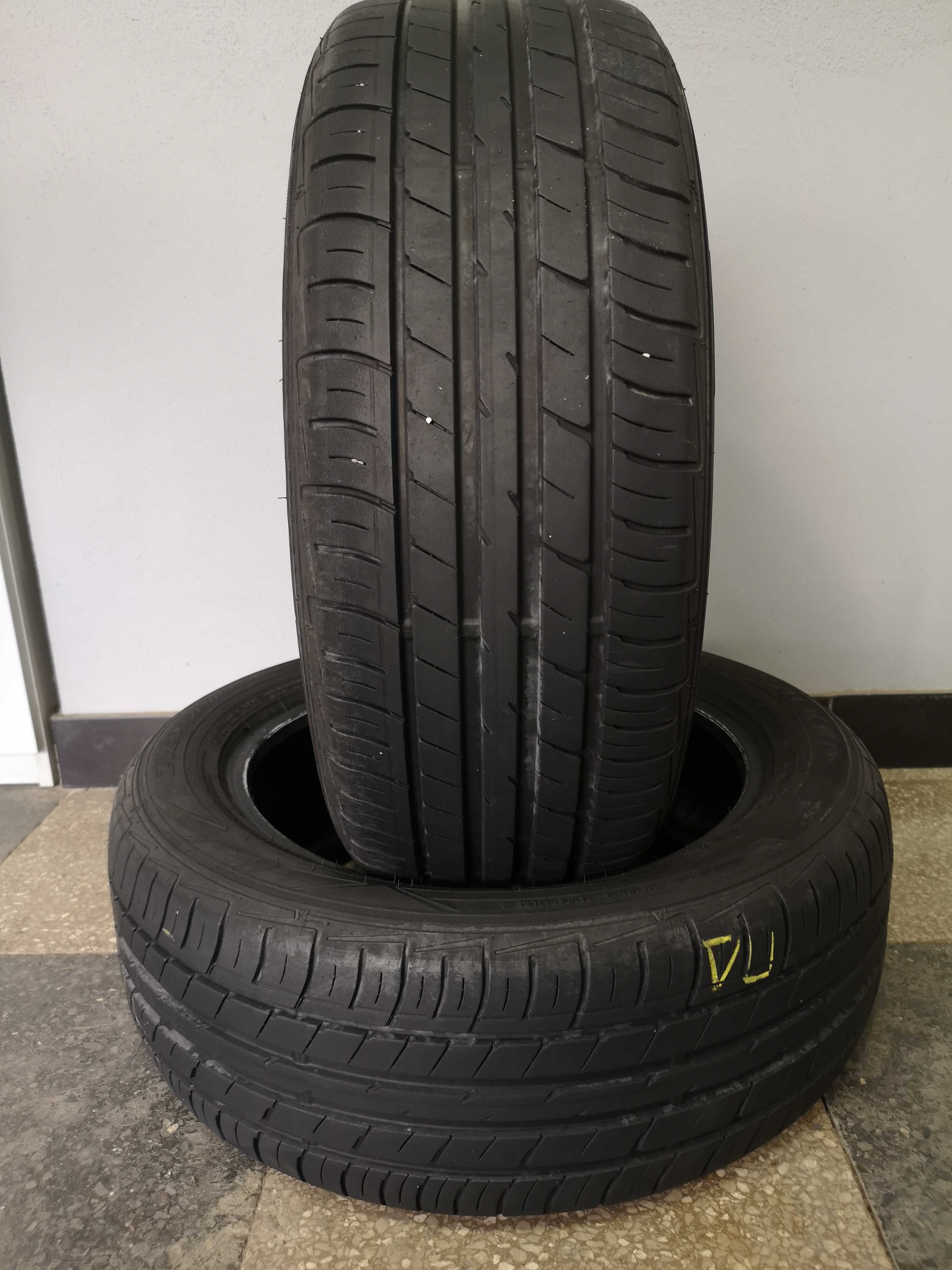 2бр 215/55/17 FALKEN 6,8мм грайфер дот19г +++