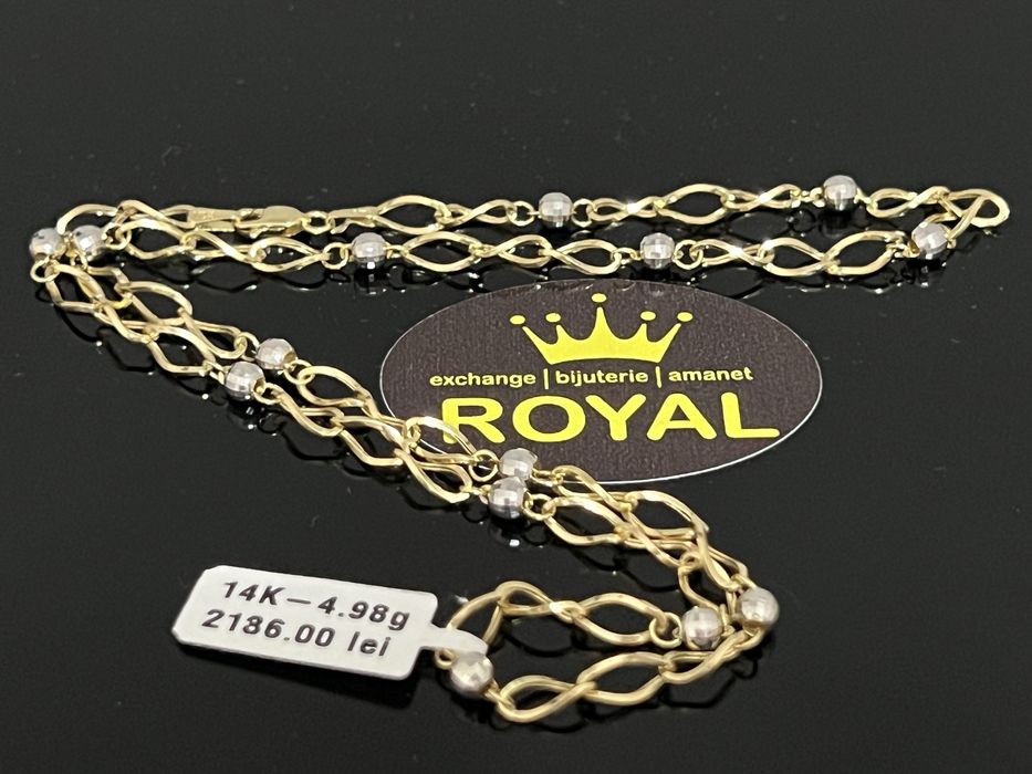 Bijuteria Royal CB : Lant aur 14k dama 4,98 grame