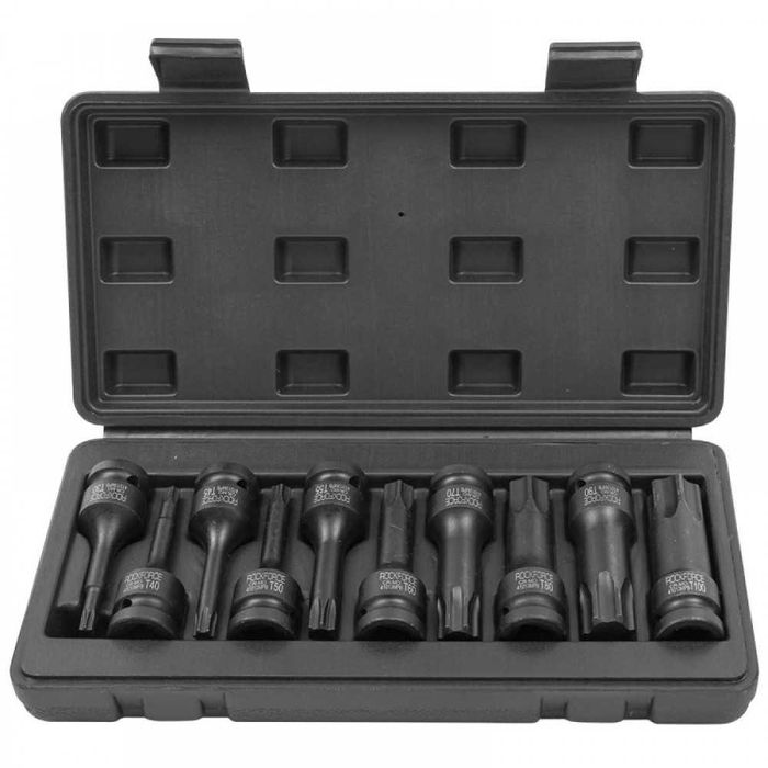 Комплект ударни битове 12 – торкс 10 части RockForce