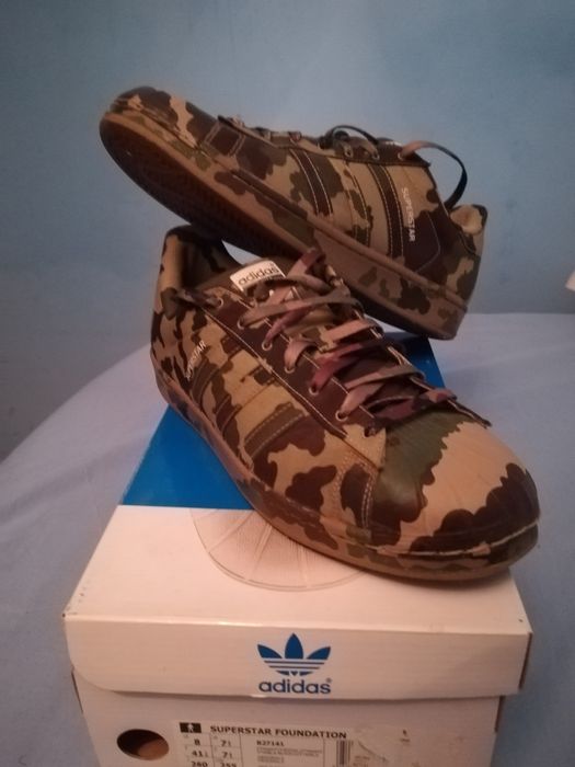 Adidas Superstar Green Camo