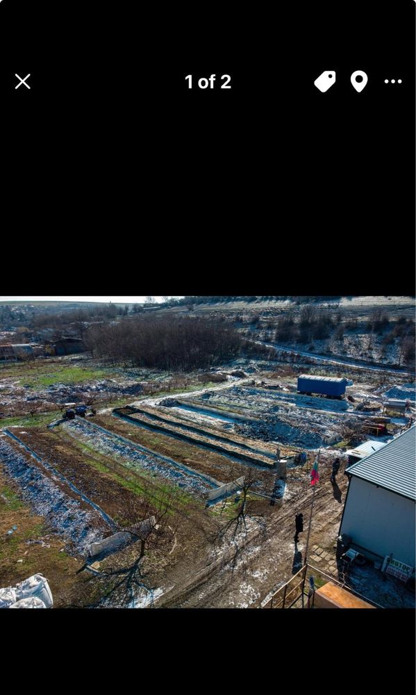 Продава се парцел 5000 м² със склад и навес