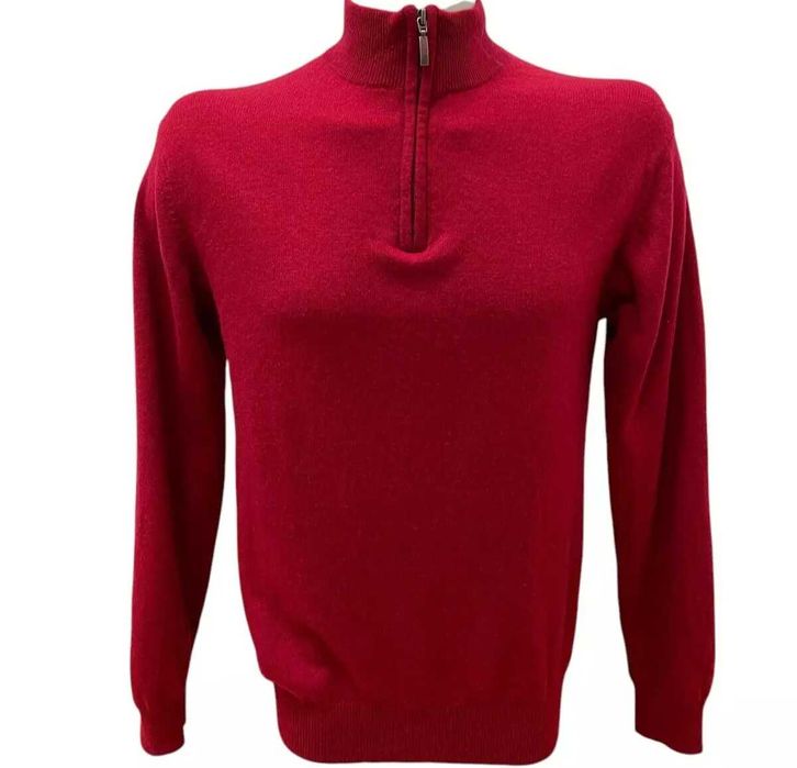 TAILOR & SON размер M мъжки кашмирен пуловер 100% КАШМИР Столче яка